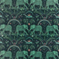 F1481/02-CAC ZAMBEZI VELVET TEAL CLARKE AND CLARKE Fabrics Drapery Upholstery
