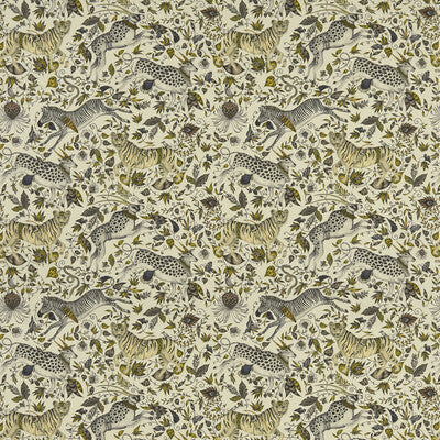 F1493/01-CAC PROTEA LINEN GOLD CLARKE AND CLARKE Fabrics Drapery Upholstery