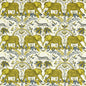 F1495/01-CAC ZAMBEZI LINEN GOLD CLARKE AND CLARKE Fabrics Drapery Upholstery