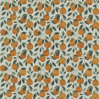 F1508/02-CAC SICILIAN ORANGE CLARKE AND CLARKE DRAPERY