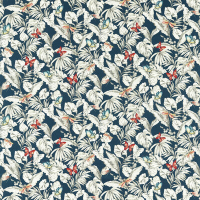 F1513/03-CAC ACADIA MIDNIGHT CLARKE AND CLARKE Fabrics Drapery Upholstery