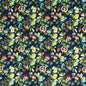 F1515/01-CAC FRUTA MIDNIGHT VELVET CLARKE AND CLARKE Fabrics Drapery Upholstery