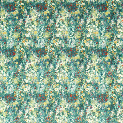 F1539/03-CAC ROSEDENE FOREST CLARKE AND CLARKE Fabrics Drapery Upholstery