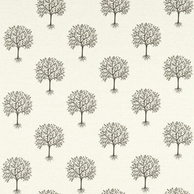 F1541/02-CAC BERGAMOT CHARCOAL/LINEN CLARKE AND CLARKE DRAPERY