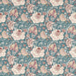 F1542/04-CAC LUCIENNE TEAL CLARKE AND CLARKE Fabrics Drapery Upholstery