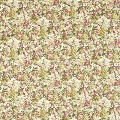 F1544/02-CAC FRANCIS BLUSH/RASPBERRY CLARKE AND CLARKE Fabrics Drapery Upholstery