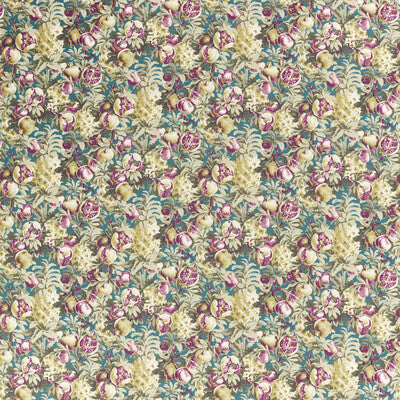 F1545/02-CAC FRANCIS TEAL VELVET CLARKE AND CLARKE Fabrics Drapery Upholstery