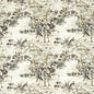 F1546/01-CAC HABITAT CHARCOAL/LINEN CLARKE AND CLARKE Fabrics Drapery Upholstery