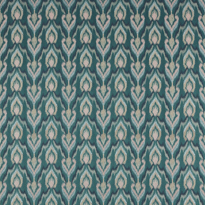 F1549/04-CAC VELLUTO TEAL CLARKE AND CLARKE DRAPERY