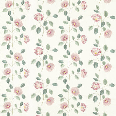 F1555/02-CAC MONIQUE BLUSH/RASPBERRY CLARKE AND CLARKE DRAPERY