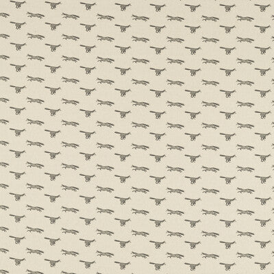 F1557/01-CAC FOXBURY CHARCOAL CLARKE AND CLARKE Fabrics Drapery Upholstery