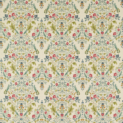 F1558/02-CAC GAWTHORPE FOREST/LINEN CLARKE AND CLARKE Fabrics Drapery Upholstery