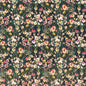 F1575/04-CAC WILD MEADOW NOIR VELVET CLARKE AND CLARKE Fabrics Drapery Upholstery