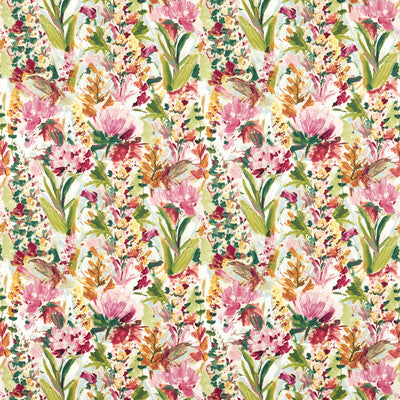 F1576/02-CAC HYDRANGEA MINERAL/OCHRE CLARKE AND CLARKE Fabrics Drapery Upholstery