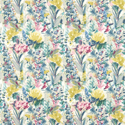 F1576/03-CAC HYDRANGEA MULTI CLARKE AND CLARKE Fabrics Drapery Upholstery