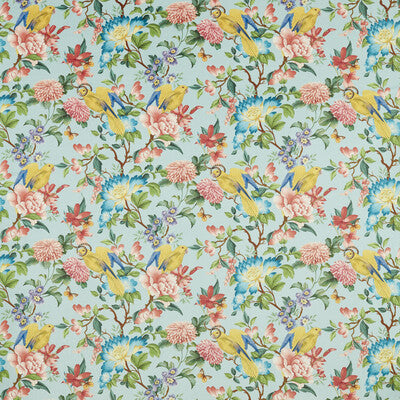 F1586/02-CAC GOLDEN PARROT MINERAL VELVET CLARKE AND CLARKE Fabrics Drapery Upholstery