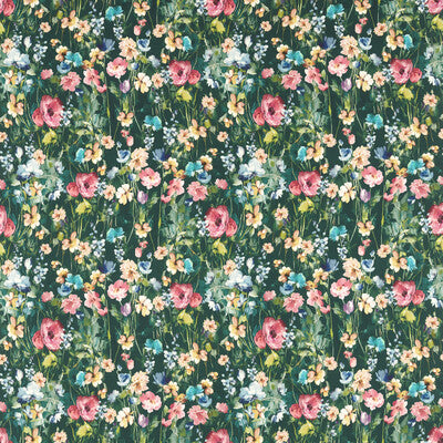 F1596/03-CAC WILD MEADOW FOREST CLARKE AND CLARKE Fabrics Drapery Upholstery
