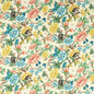 F1603/01-CAC SAPPHIRE GARDEN IVORY CLARKE AND CLARKE Fabrics Drapery Upholstery