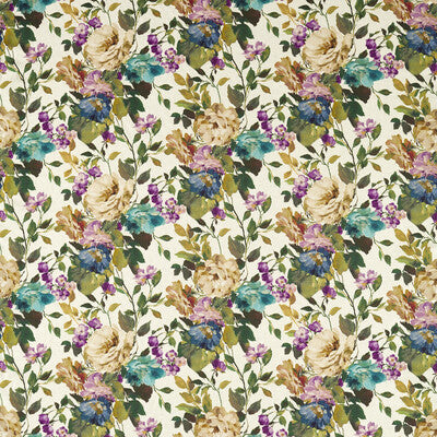 F1613/01-CAC BLOOM AMETHYST CLARKE AND CLARKE Fabrics Drapery Upholstery