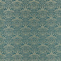 F1615/03-CAC LEOPARDO KINGFISHER JACQUARD CLARKE AND CLARKE UPHOLSTERY