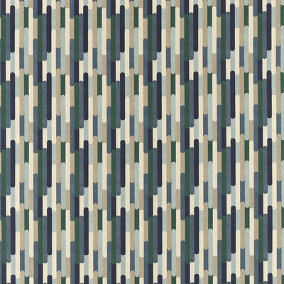 F1641/01-CAC SEATTLE MINERAL/NAVY CLARKE AND CLARKE Fabrics Drapery Upholstery