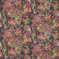 F1646/01-CAC AUBREY VELVET FOREST/RASPBERRY CLARKE AND CLARKE UPHOLSTERY