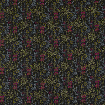 F1647/02-CAC ELMSDALE JACQUARD NOIR CLARKE AND CLARKE DRAPERY