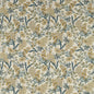 F1648/04-CAC HAZELBURY LINEN OCHRE CLARKE AND CLARKE Fabrics Drapery Upholstery