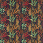 F1654/03-CAC BRACKEN RUSSET AQUA EMB CLARKE AND CLARKE DRAPERY
