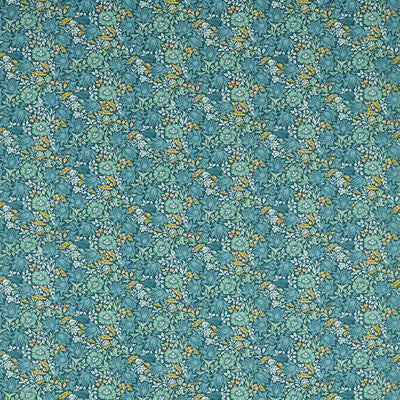 F1680/04-CAC MALLOW TEAL CLARKE AND CLARKE Fabrics Drapery Upholstery