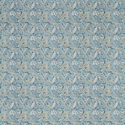 F1681/01-CAC ACANTHUS DENIM CLARKE AND CLARKE Fabrics Drapery Upholstery