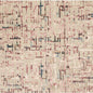 F1697/01-CAC QUADRATA BLUSH/NATURAL CLARKE AND CLARKE UPHOLSTERY