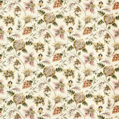 F1739/01-CAC SIZERGH BLUSH SAGE CLARKE AND CLARKE Fabrics Drapery Upholstery