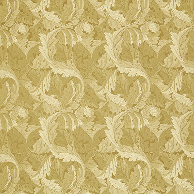 F1740/02-CAC ACANTHUS JACQUARD GOLD CLARKE AND CLARKE UPHOLSTERY