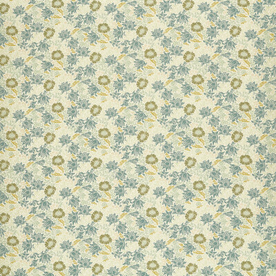 F1743/03-CAC MALLOW JACQUARD MINERAL/CHARTREUSE CLARKE AND CLARKE DRAPERY