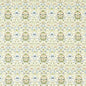 F1745/01-CAC STRAWBERRY THIEF EMBROIDERY APPLE/BLUE CLARKE AND CLARKE DRAPERY