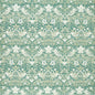 F1746/06-CAC STRAWBERRY THIEF JACQUARD TEAL CLARKE AND CLARKE DRAPERY