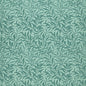 F1747/05-CAC WILLOW BOUGHS JACQUARD TEAL CLARKE AND CLARKE DRAPERY