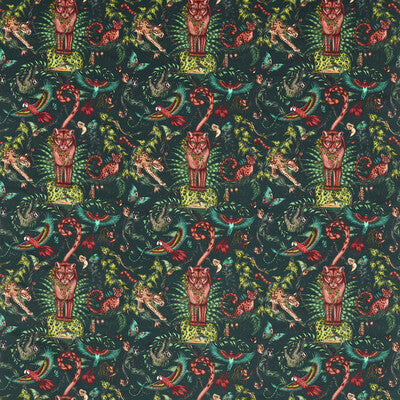 F1749/03-CAC BOSQUE DREAMS VELVET FOREST CLARKE AND CLARKE UPHOLSTERY