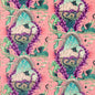 F1752/02-CAC HIGHLANDIA VELVET PINK CLARKE AND CLARKE UPHOLSTERY