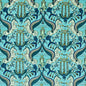 F1753/01-CAC ODYSSEY MYTHOS VELVET PEACOCK CLARKE AND CLARKE UPHOLSTERY