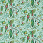 F1758/01-CAC QUETZAL AQUA CLARKE AND CLARKE UPHOLSTERY