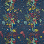F1761/01-CAC SEAFOREST JACQUARD NAVY CLARKE AND CLARKE DRAPERY