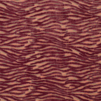 F1762/02-CAC WILDSTRIPE CORAL CLARKE AND CLARKE UPHOLSTERY
