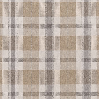 F200-118 Plaid nan Beige & Taupe Performance Colors