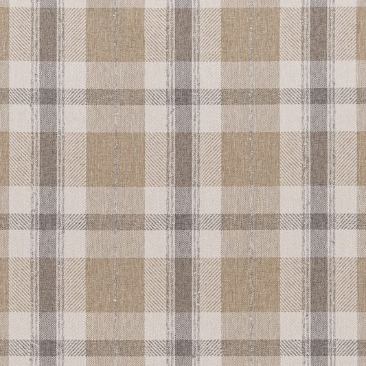 F200-118 Plaid nan Beige & Taupe Performance Colors