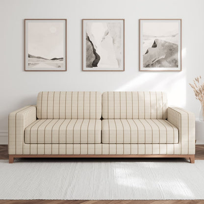 F200-122 Plaid nan Beige & Taupe Performance Colors