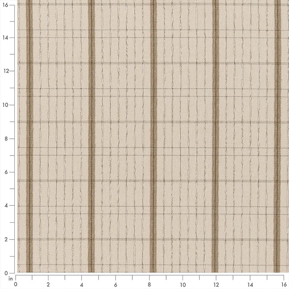 F200-122 Plaid nan Beige & Taupe Performance Colors