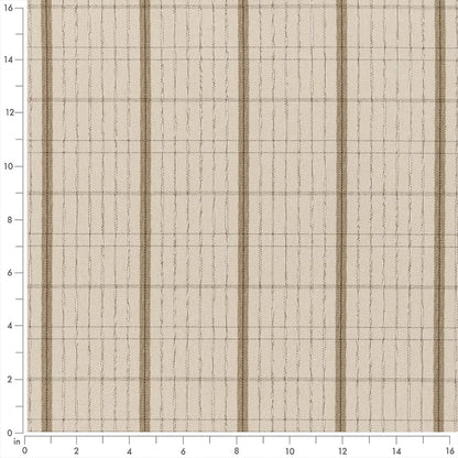 F200-122 Plaid nan Beige & Taupe Performance Colors
