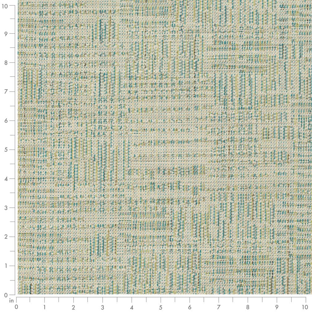 F200-149 Abstract & Geometric nan Aqua & Teal Performance Colors